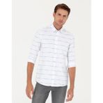 Pierre Cardin Erkek Mavi Slim Fit Uzun Kollu Gömlek 50296902-VR036