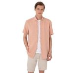 Pierre Cardin Erkek Mercan Gömlek Kısa Kollu 50307070-VR186