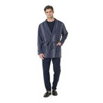 Pierre Cardin Erkek Pijama Takımı, 3'lü Set, Lacivert, 2XL