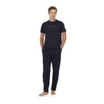 Pierre Cardin Erkek Pijama Takımı, Kısa Kollu, Lacivert, S Beden