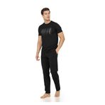 Pierre Cardin Erkek Pijama Takımı, Kısa Kollu,%100 Pamuk, Saks, 4XL