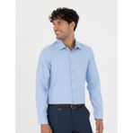 Pierre Cardin Erkek Saks Slim Fit Uzun Kollu Gömlek 50277784-VR032 - Koyu Mavi