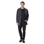 Pierre Cardin Erkek Siyah 3'Lü Rob Pijama Takımı, L Beden