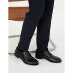 Pierre Cardin Erkek Siyah Deri Klasik Ayakkabı 50295849-VR046 Düz Taban Bağcıklı ve Fermuarlı 44 Numara