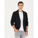 Pierre Cardin Erkek Siyah Ekstra Slim Fit Blazer Ceket 50269735-VR046 - 48