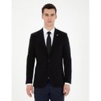 Pierre Cardin Erkek Siyah Esnek Fit Blazer Ceket 50287775-VR046 - 6 Drop