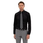 Pierre Cardin Erkek Siyah Gömlek Basic 50315254-VR046