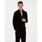 Pierre Cardin Erkek Siyah Regular Fit Polar Hırka 50314014-VR046 - XL