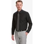 Pierre Cardin Erkek Siyah Regular Fit Uzun Kollu Basic Gömlek 50325337-VR046 - 3XL