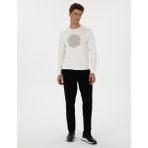Pierre Cardin Erkek Siyah Slim Fit 3 Iplik Düz Paça Eşofman Altı 50317670-VR046