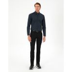Pierre Cardin Erkek Siyah Slim Fit Basic Kanvas Pantolon 50292522-VR046 - 34 - 32