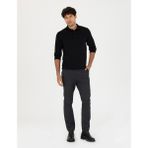 Pierre Cardin Erkek Siyah Slim Fit Kanvas Pantolon 50278440-VR046 - 34 - 32