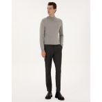 Pierre Cardin Erkek Siyah Slim Fit Kanvas Pantolon 50317275-VR046 - 32 - 36
