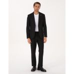 Pierre Cardin Erkek Siyah Slim Fit Takım Elbise 50311528-VR046 - 6 Drop - 54