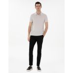 Pierre Cardin Erkek Siyah Slim Fit Yazlık Kanvas Pantolon 50305450-VR046 - 32