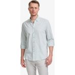 Pierre Cardin Erkek Su Yeşili Keten Karışımlı Regular Fit Uzun Kollu Gömlek 50320941-VR048 - 2XL