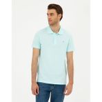Pierre Cardin Erkek Su Yeşili Slim Fit Basic Tişört 50291625-VR048