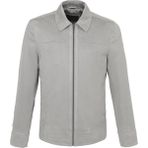 Pierre Cardin Erkek Suni Deri Ceket Regular Fit Uzun Kollu Gömlek Yaka Çift Cepli - Gri - 54