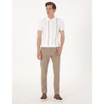 Pierre Cardin Erkek Taş Slim Fit Jean Pantolon 50309047-VR049 - 32 - 38
