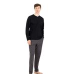 Pierre Cardin Erkek Uzun Kol Pijama Takımı, Lacivert, XL Beden