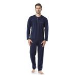 Pierre Cardin Erkek Uzun Kollu Penye Pijama LACİVERT S