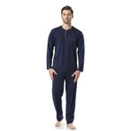 Pierre Cardin Erkek Uzun Kollu Penye Pijama LACİVERT XL
