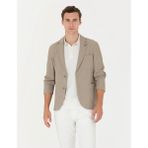 Pierre Cardin Erkek Vizon Ekstra Slim Fit Spor Ceket 50269735-vr052