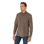 Pierre Cardin Erkek Vizon Gömlek Desenli 50310139-VR052