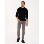 Pierre Cardin Erkek Vizon Slim Fit Jean Pantolon 50317248-VR052 - 32 - 30