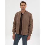Pierre Cardin Erkek Vizon Suni Deri Ceket 50318038-575 - Dropsuz - 58