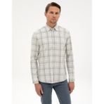 Pierre Cardin Erkek Yeşil Ekose Regular Fit Uzun Kollu Gömlek 50312359-VR255 - Ada Çayı - 2XL