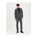 Pierre Cardin Füme Slim Fit Ekose Takım Elbise 50279140-VR058