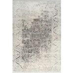 Pierre Cardin Galenda JH03B Krem Gri Viskon Akrilik Yumuşak Dokulu Eskitme Etnik Halı ÇOK RENKLİ 100 x 300
