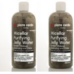 Pierre Cardin Gently Cleansing Micellar Water with Charcoal Powder & Green Tea-Makyaj Temizleme Suyu 2li paket