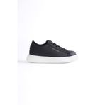 Pierre Cardin Günlük Sneaker Krem Kalın Taban - Siyah Erkek Spor Ayakkabı