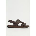 Pierre Cardin Hakiki Deri Erkek Kahve Sandalet PC-7331