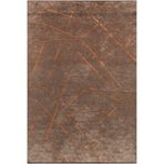 Pierre Cardin Halı Azur UZ02D Kahve Bakır Pamuk Akrilik Yumuşak Dokulu Modern Kilim KAHVE 80 x 300