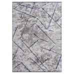 Pierre Cardin Halı Azur UZ02E Gri Mavi Pamuk Akrilik Yumuşak Dokulu Modern Kilim GRİ MAVİ 80 x 150