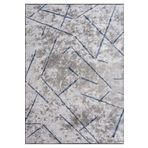 Pierre Cardin Halı Azur UZ02E Gri Mavi Pamuk Akrilik Yumuşak Dokulu Modern Kilim GRİ MAVİ 80 x 300