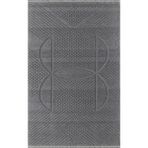 Pierre Cardin Halı Maxwell MK01B Iskandinav Tarz Ile Üretilen Modern Çizgili Halı - 80 x 150 cm - Antrasit