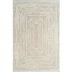 Pierre Cardin Halı Voyage KJ05A Gri Krem Viskon Akrilik Yumuşak Dokulu Modern Eskitme KREM GRİ 80 x 300