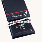 Pierre Cardin İsme Özel Deri Erkek Cüzdan + Harfli Sedef Tesbih Seti