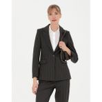 Pierre Cardin Kadın Antrasit Slim Fit Ceket 50273080-VR006 - 34 - Dropsuz