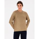 Pierre Cardin Kadın Bej Comfort Fit Kazak 50290599-VR011 - S
