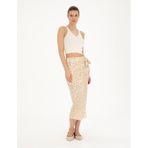 Pierre Cardin Kadın Bej Etek (Dokuma) 50284025-VR011