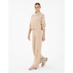 Pierre Cardin Kadın Bej Flare Fit Fermuar Detaylı Eşofman Altı 50291229-VR011