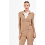 Pierre Cardin Kadın Bej Slim Fit Kazak 50310971-VR011 - 2XL