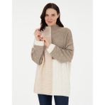 Pierre Cardin Kadın Çok Renkli Oversize Kazak 50290567-VR139 - Multicolor