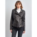 Pierre Cardin Kadın Deri Ceket - Lacivert - 42