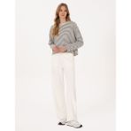 Pierre Cardin Kadın Ekru Loose Fit Eşofman Altı 50309147-VR019